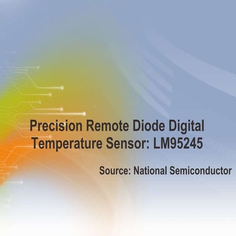 Precision Remote Diode Digital Temperature Sensor: LM95245