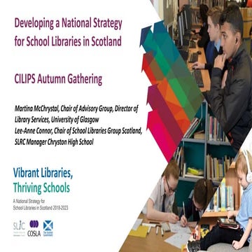Vibrant libraries, thriving schools - the national strategy for school libraries