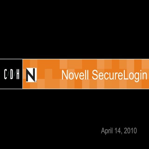Novell SecureLogin