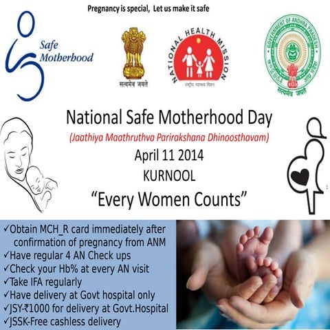 Safe Motherhood Program | PDF