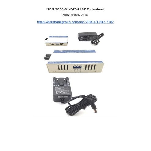NSN 7050-01-547-7187 Digital To Digital Converter Datasheet | PDF
