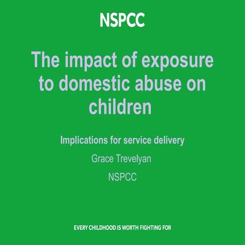 Nspcc - Domestic Abuse