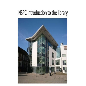 NSPC - Introduction to the library (2020)
