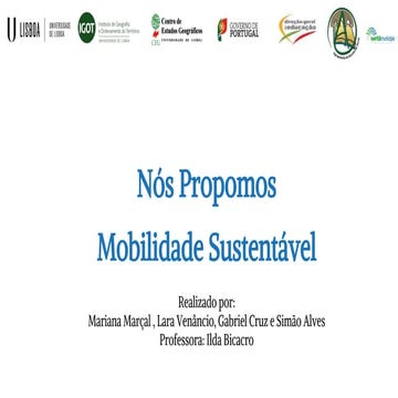 "Nós Propomos! Mobilidade sustentável na Sertã"