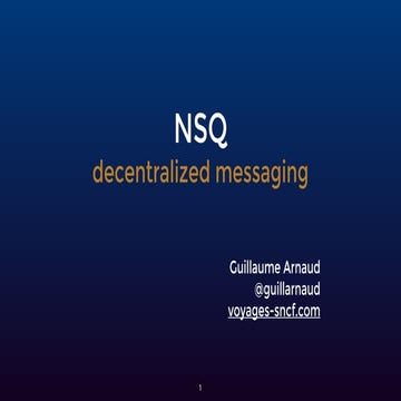 Nsq meetup-messaging
