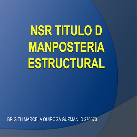 Nsr titulo d