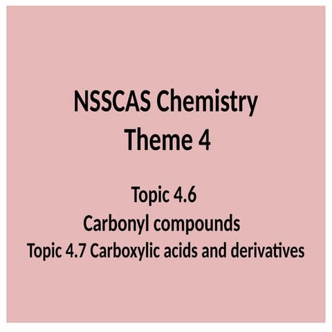 NSSCAS Chemistry Theme 4 Topic 4.6 - 4.7 - updated 11 February 2021.pptx