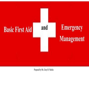 Importance of First Aid and Emergency Management