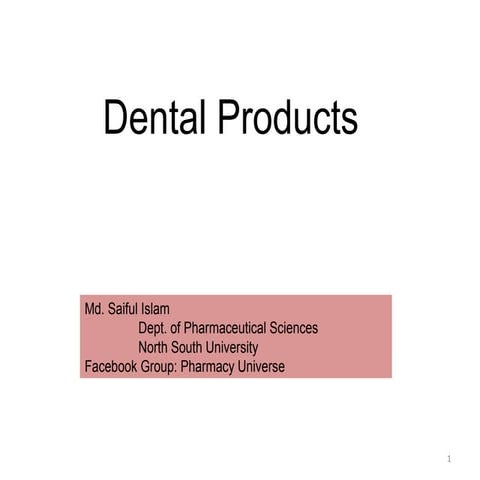 Dental Products/Classification/Plaque