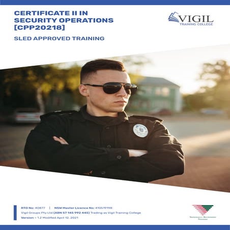 NSW Security Licence Training Course