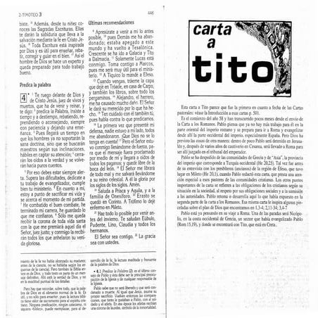 BIBLIA CATOLICA, NUEVO TESTAMENTO, CARTA A TITO, PARTE 18 DE 27