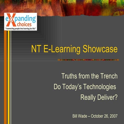 NT Learnscope Showcase - Truths From the Trench