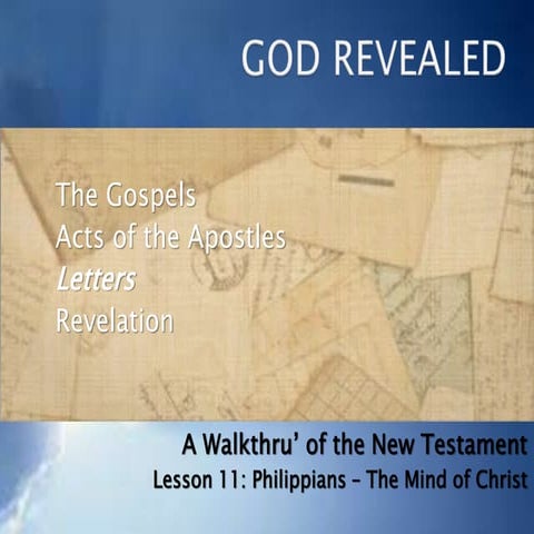 Philippians - The Mind of Christ