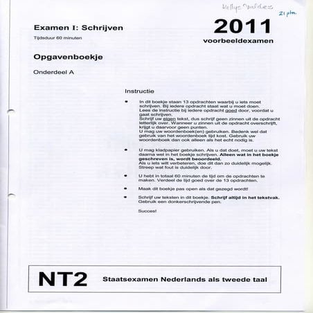 Nt2 I lezen 2002 2003 | PDF