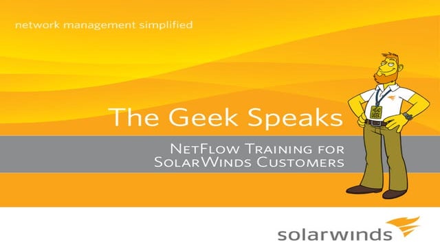 Orion NTA Customer Training