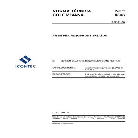 Ntc 4303 | PDF