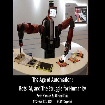 Nonprofits and the Age of Automation: Bots, AI, and Struggle for Humanity
