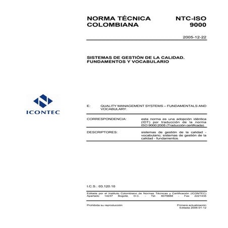 Ntc iso 9000