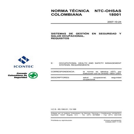 Ntc ohsas18001 2007