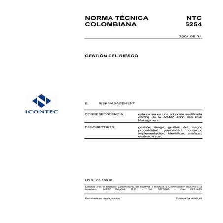 Ntc 5254 | PDF