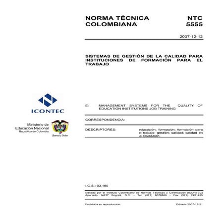 Ntc 5555 sgc para ifpt