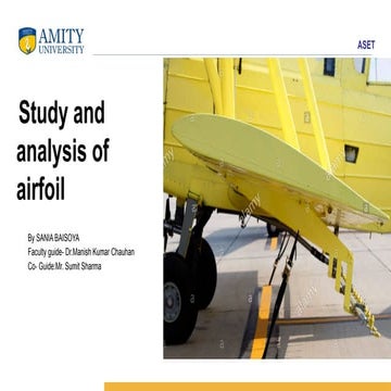 STUDY AND ANALYSIS OF AIRFOIL, WITH MESH GENERATION OF NACA 4412