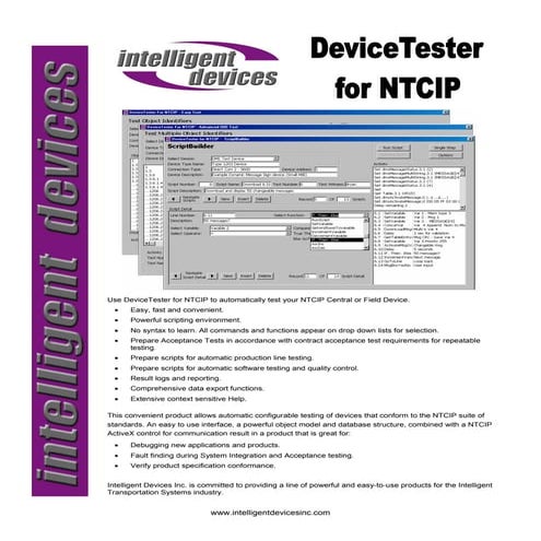 NTCIP Device Tester