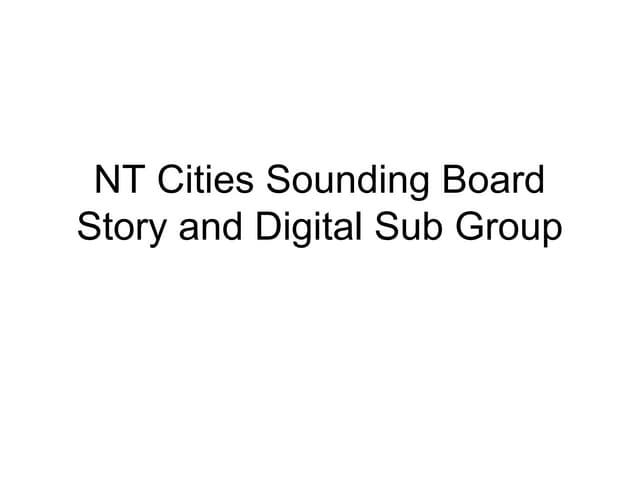 Storytelling & Digital engagement