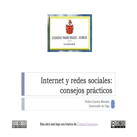 Internet y Redes Sociales: Consejos Prácticos