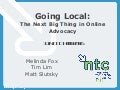 The Next Big Thing in Online Advocacy - Lim