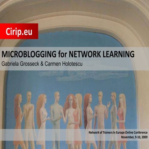 Microblogging for Networked Learning