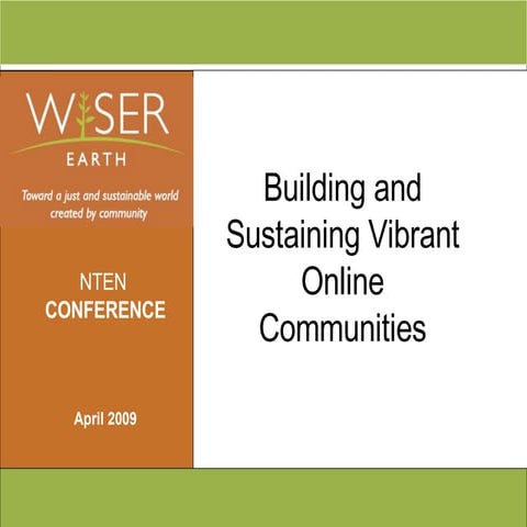 NTEN Online Community Building 2009