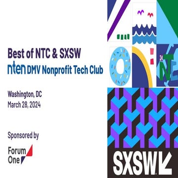 2024 Best of NTC & SXSW - NTEN DMV Tech Club