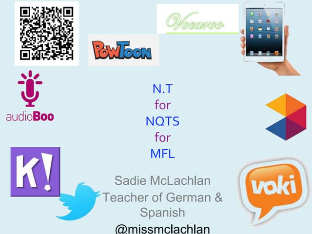 NT (New Techs) for NQTs (Newly Qualified Teachers) for MFL (Modern Foreign La...