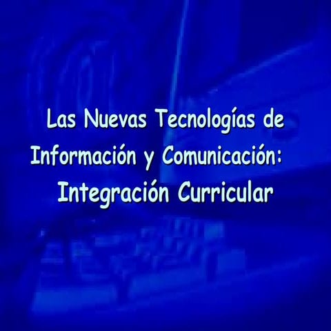 Ntic integracion curricular