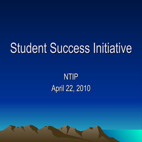 NTIP April 22, 2010