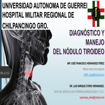 Diagnóstico y manejo del nódulo tiroideo