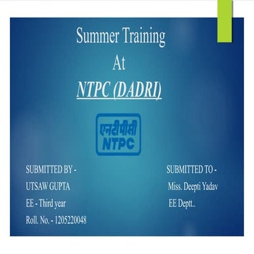 Ntpc dadri thermal power plant & switchyard