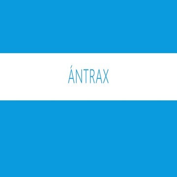 Antrax( Equinos)