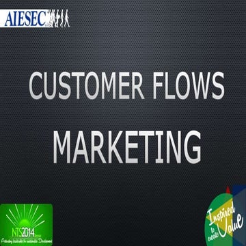 Customer flows marketing session for AIESEC in Nigeria