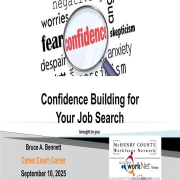 Building Confidence in Your Job Search Sept. 2025