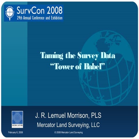 Taming the Survey Data "Tower of Babel"
