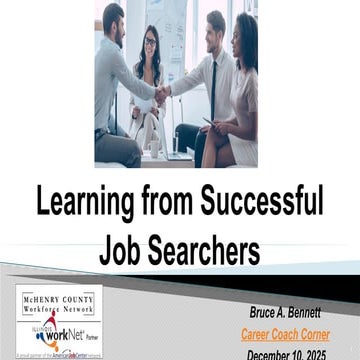 NTS - Learning from Successful Job Searchers