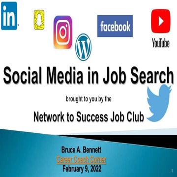 Using Social Media in Job Search