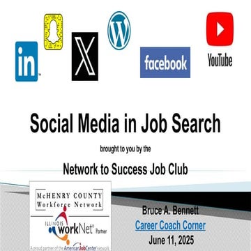 Using Social Media in Job Search June 2025