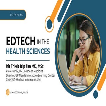 Educational Technology in the Health Sciences