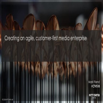 NTT DATA - Connected TV Summit 2018 Breakfast Briefing