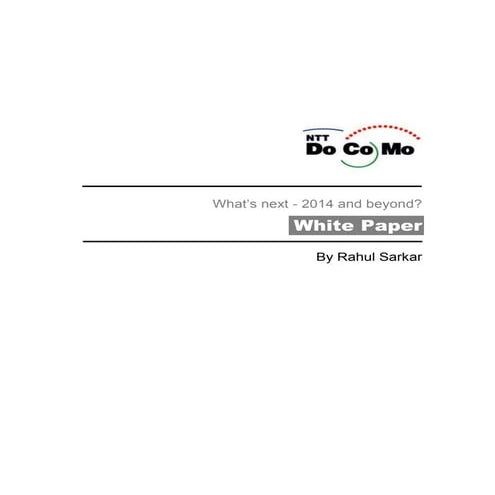 Ntt docomo white paper