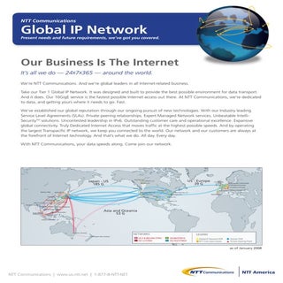 Ntt Global Ip Network Overview