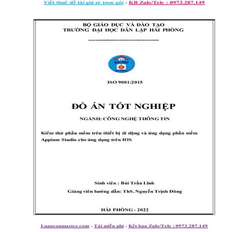 Đồ Án Tốt Nghiệp Ngành  Công Nghệ Thông Tin, 9 Điểm.docx